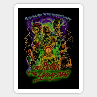 The Return Of The Living Dead, Vintage Horror. (Version 1) Sticker